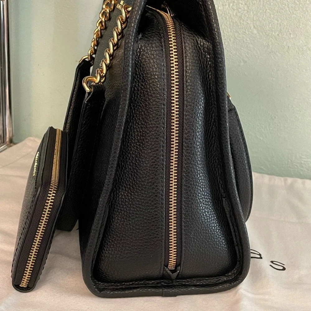 Stunning large chain tote & wallet set - Picture 12 of 14